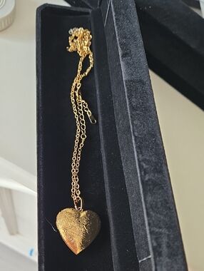 18k Gold Plated Heart Locket